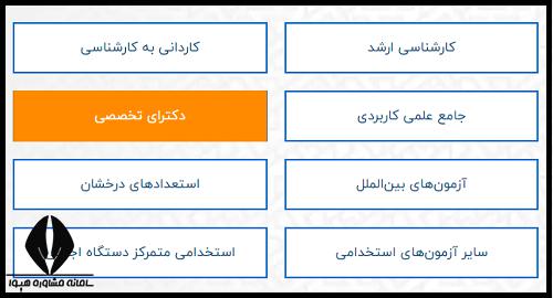 راهنمای تصویری مشاهده نتایج اولیه آزمون دکتری دانشگاه آزاد ۱۴۰۳